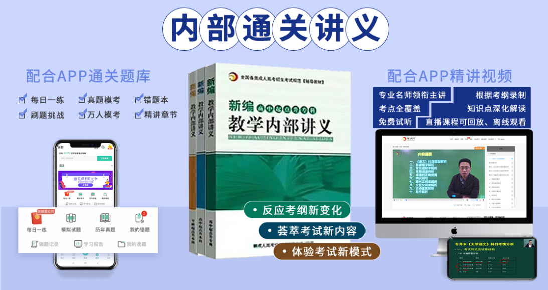 報名領取2021年安徽成人高考復習資料！