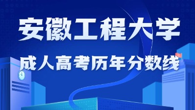 安徽工程大學成人高考歷年分數線